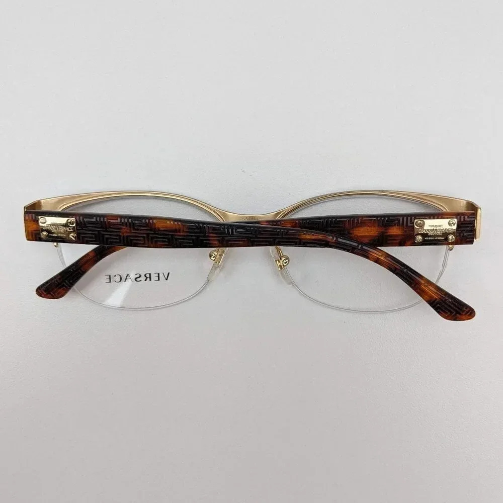 🕶️Versace Mod. 1222 1344 Eyeglasses 53/17 140 /KAO840🕶️ - Picture 2 of 7